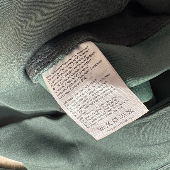 Helly Hansen Dark Green 7/8 Constructed Leggings Mesh Outdoor New Size Medium - Picture 8 of 13